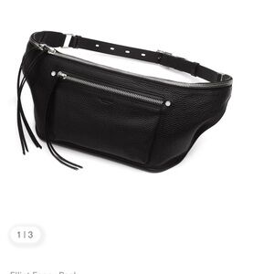 Rag& Bone Elliot Black Leather Crossbody